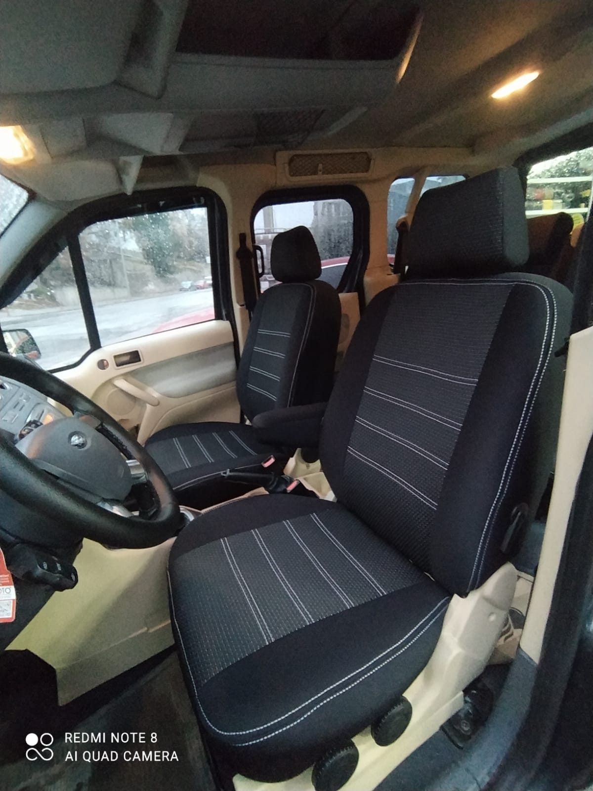 Ford Connect 2008-2013 Arası Modeller İle Uyumlu Jakar Kumaş Araca Özel Oto Koltuk Kılıfı