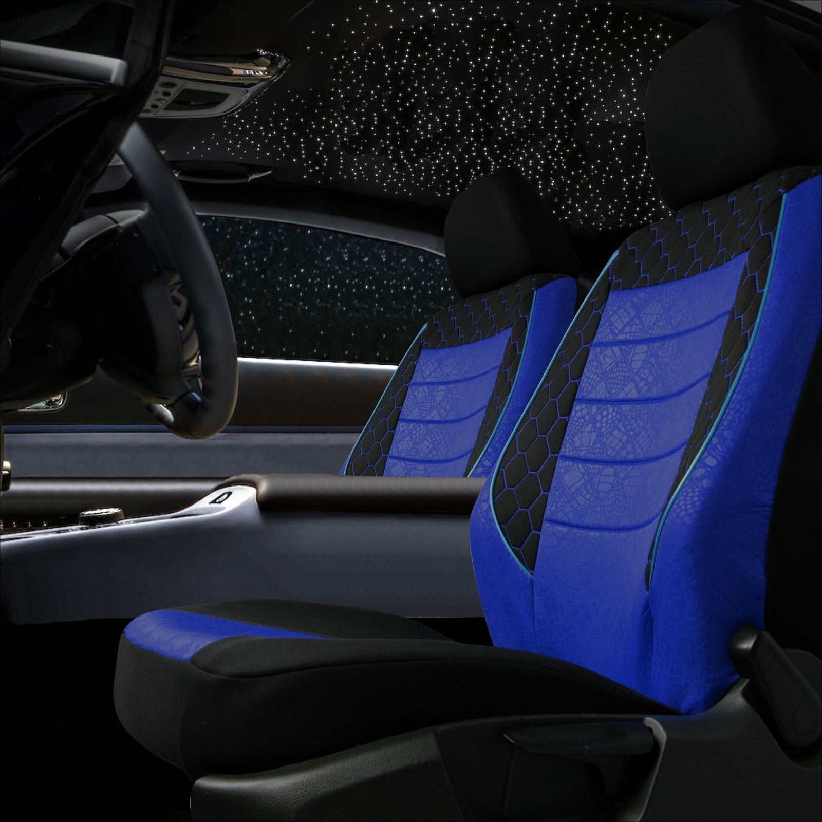 GOF HAFİF TİCARİ Serisi Lakost Kumaş Universal Oto Koltuk Kılıfı Tam Set