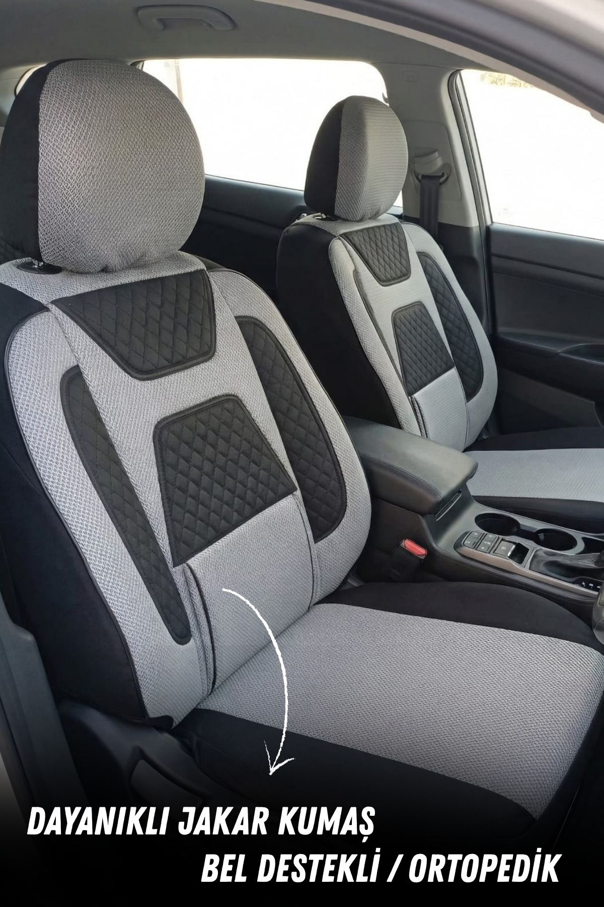 MARKA by CAMERA Hafif Ticari Serisi Jakar Kumaş Oto Koltuk Kılıfı Tam Set (BERLINGO-CADDY-CONNECT-COURIER-DOBLO-DOKKER-PARTNER)