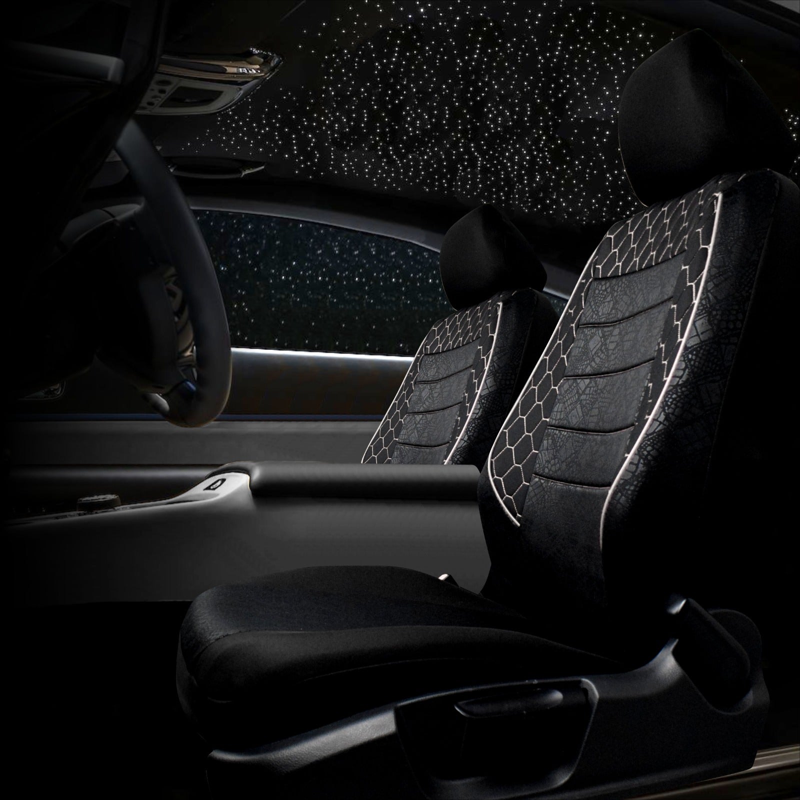 GOF HAFİF TİCARİ Serisi Lakost Kumaş Universal Oto Koltuk Kılıfı Tam Set