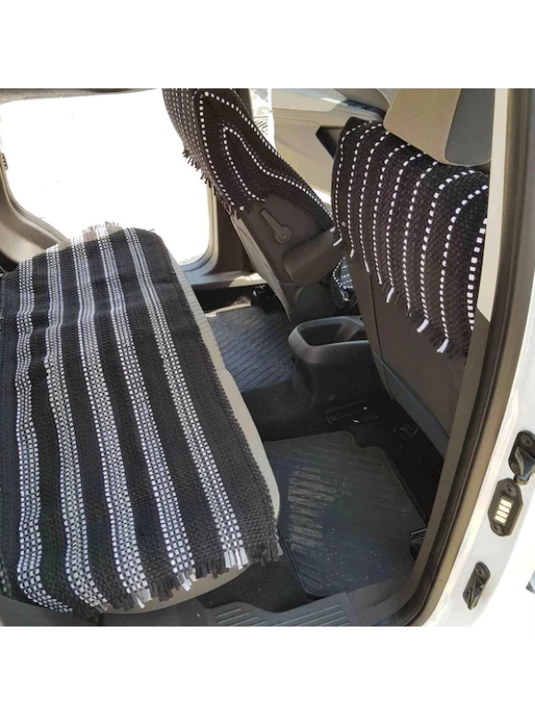 SM Oto Kılıf Dokuma Kumaş Terletmez Oto Koltuk Minderi - Kilim Kılıf - Ön ve Arka Set