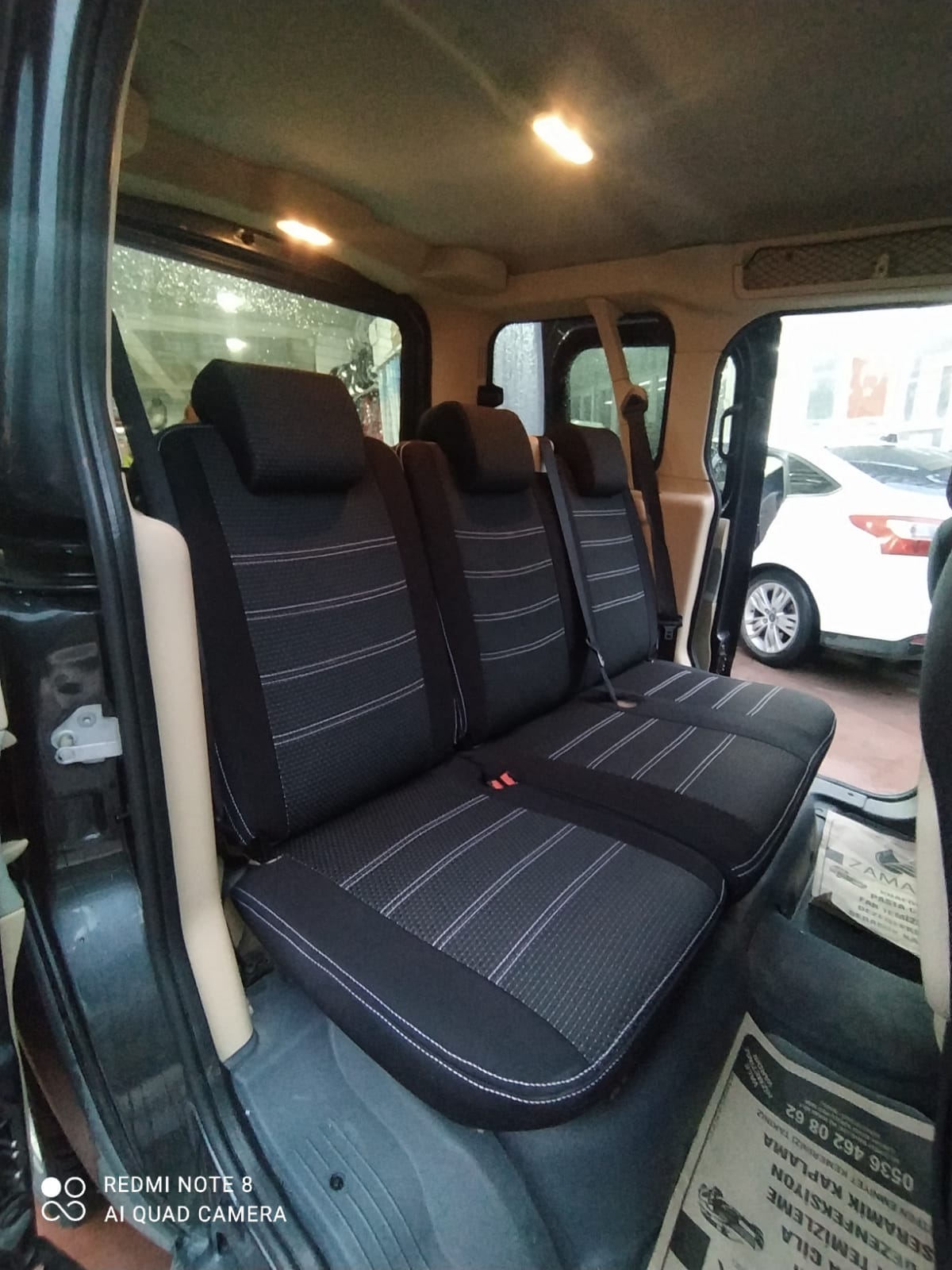 Ford Connect 2008-2013 Arası Modeller İle Uyumlu Jakar Kumaş Araca Özel Oto Koltuk Kılıfı