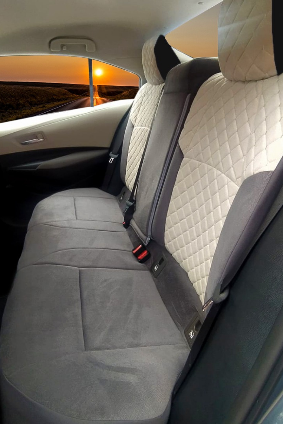 Toyota Corolla 2019 Model ve Üzeri Uyumlu Tay Tüyü Kumaş Araca Özel Oto Koltuk Kılıfı