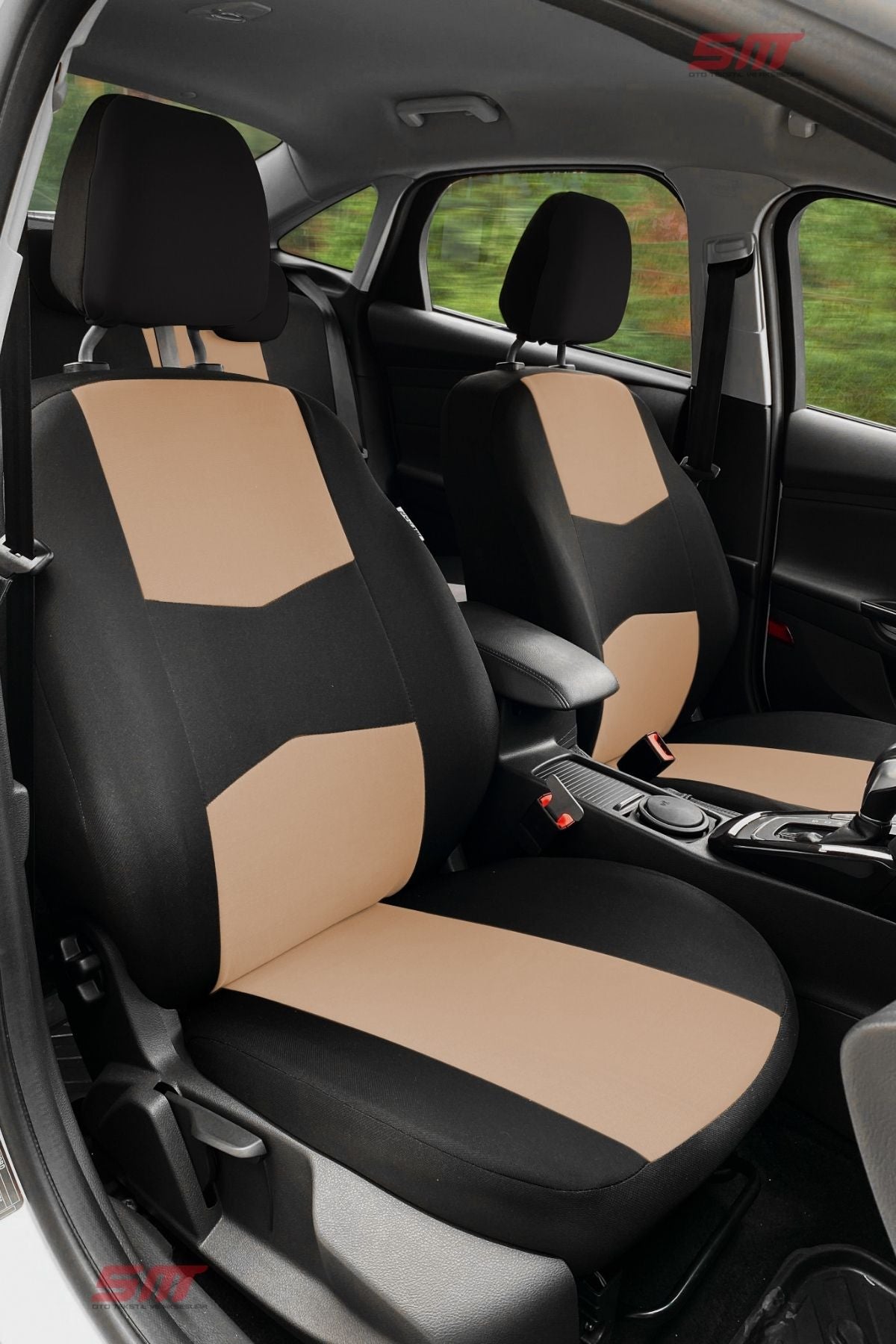 ECOLINE Serisi Lakost Kumaş Universal Oto Koltuk Kılıfı Tam Set