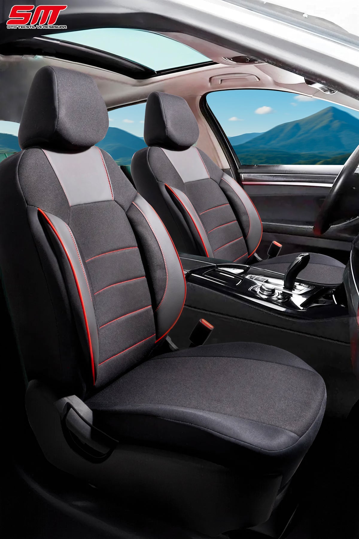 Era Serisi Lakost Kumaş Universal Oto Koltuk Kılıfı